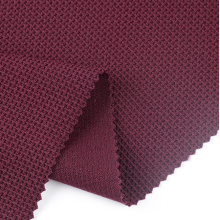 2021 fabric textiles  jacquard 75d polyester elastane  microfiber waffle fabric 100 polyester spandex red dobby fabric